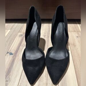 Suede BERSHKA heels